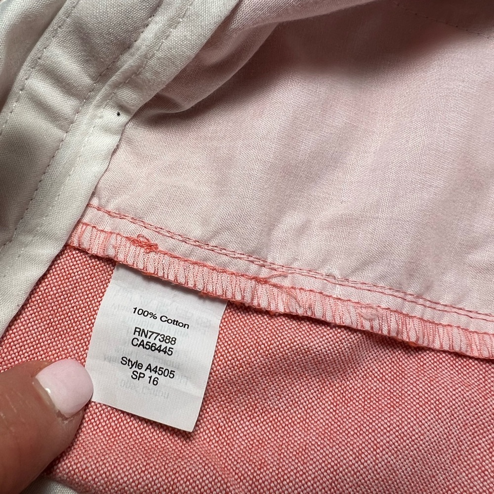 J. Crew Jr. Shorts, 100% Cotton 3 inch. Size 6. Heather Coral Color. LIKE NEW! - Picture 10 of 11